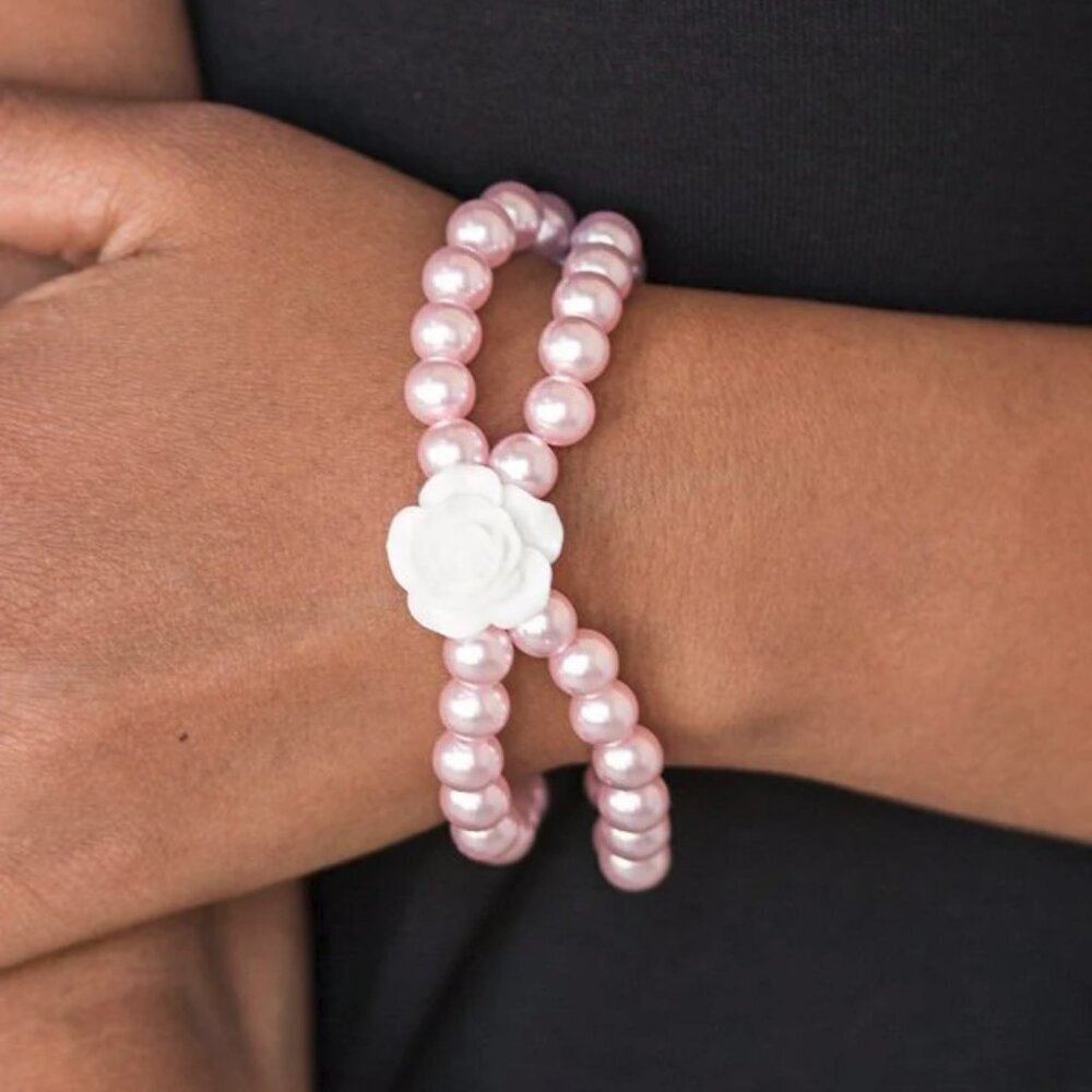 Paparazzi Jewelry Accessories - Posh and Posy - Pink Bracelet - Vintage